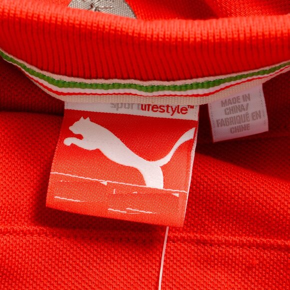 Scuderia Ferrari X Puma Men's Red Short Sleeve Polo Shirt - Picture 5 of 6